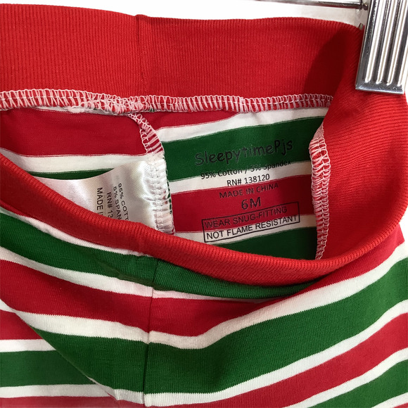 Sleepytime PJs Christmas Holiday Pajama Set 6M - Picture 9 of 9